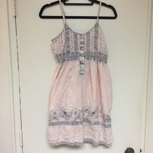 pale pink boho top/dress