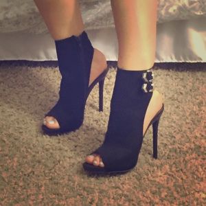 JustFab over-the-ankle heels