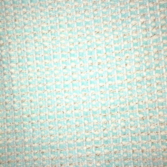 Strapless Metallic Tweed Peplum Dress