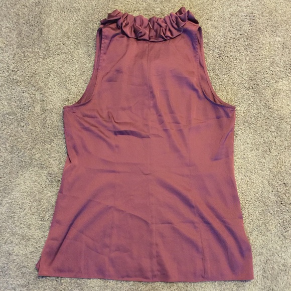 Ann Taylor Satin Ruffle Tank - Picture 4 of 4