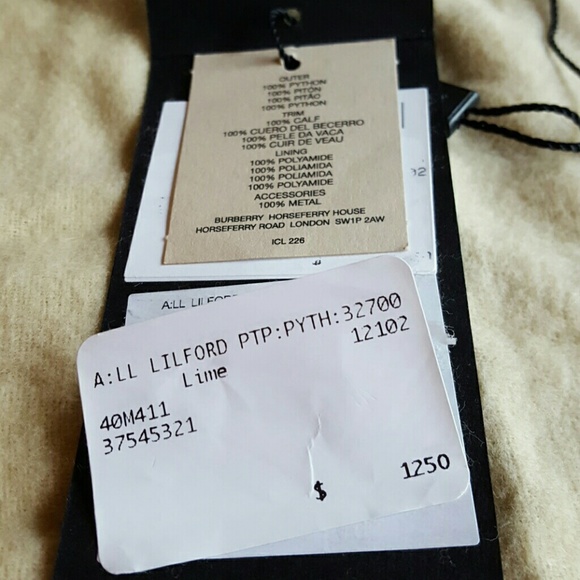 Burberry PYTHON - Picture 3 of 4