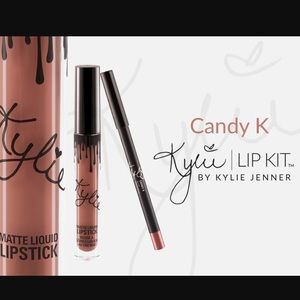 Candy K liquid matte lipstick and liner, NIB