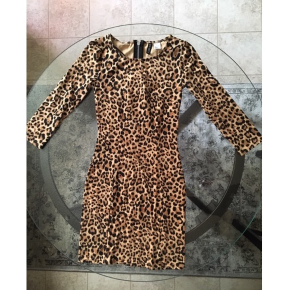 Leopard bodycon dress
