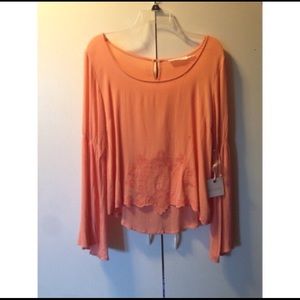 Peachy flared sleeve blouse Peachy flared sleeve blouse