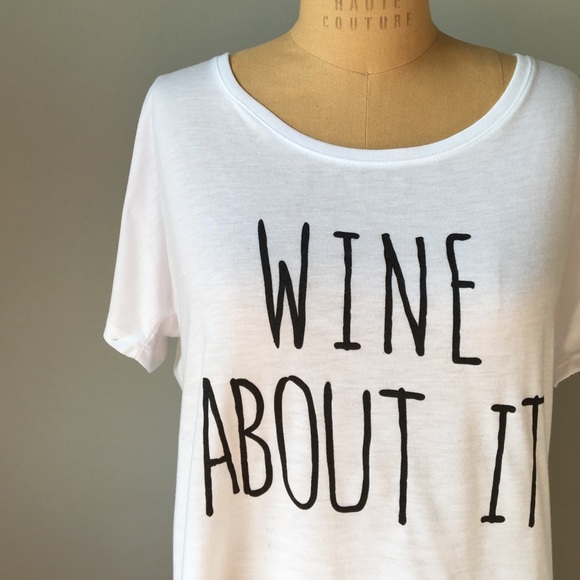 SL Clothing "Wine about it" slouchy crew neck tee - Picture 3 of 4