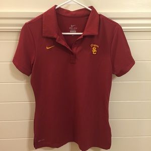 USC nike dri-fit polo