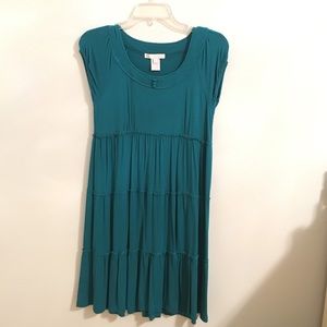 Green teal dress