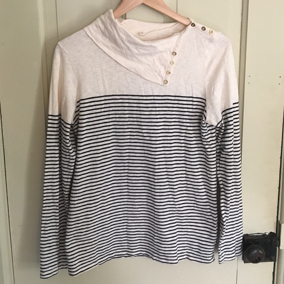 J Crew Nautical Stripe Top
