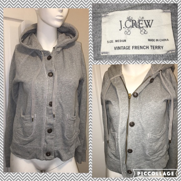 J. Crew Jackets & Blazers - 🆕 Listing 💟J.Crew Zip/ Button Hoodie