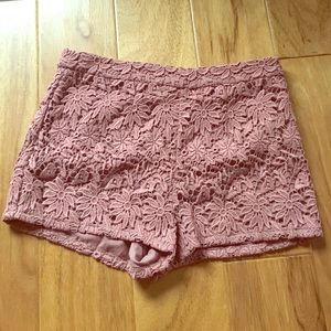 XS forever21 lacy shorts