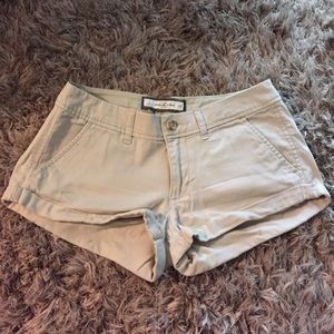 A&F khaki shorts