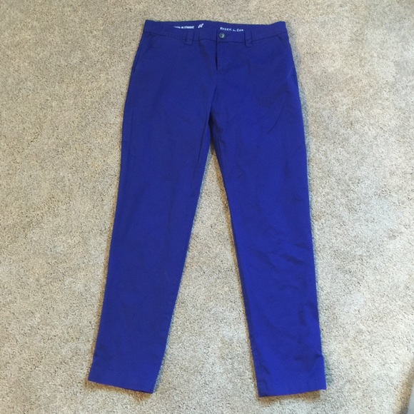 Gap blue straight leg pants