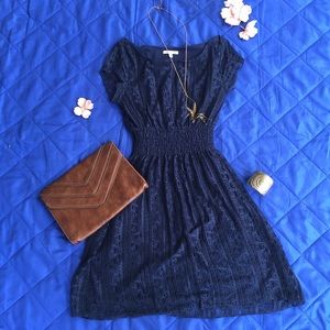 Charlotte Russe Blue Lace Dress
