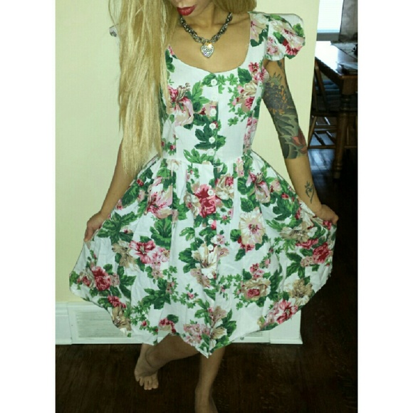 Vintage floral dress