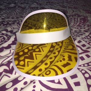Clear yellow visor 90's with or without top bill!!