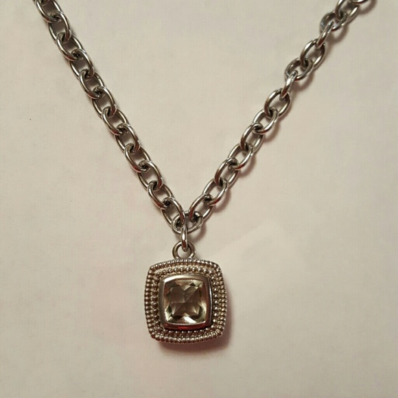 Green amethyst necklace