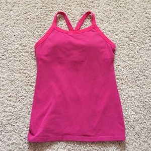 Lulu lemon red padded tank