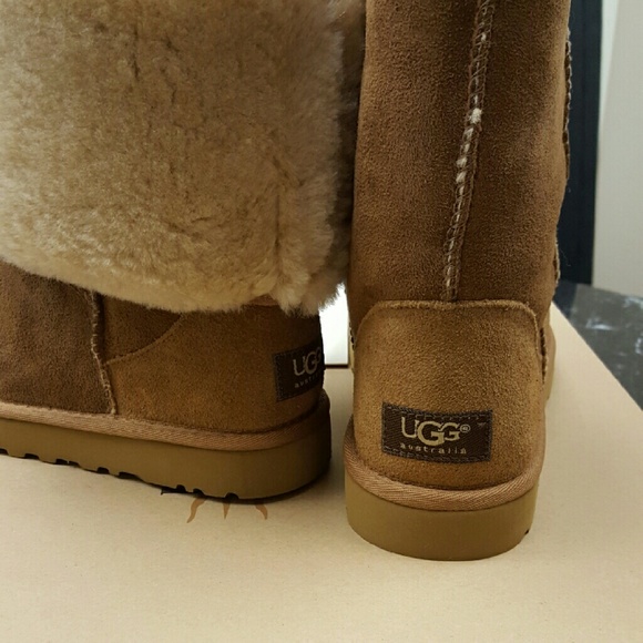 Ugg Australia Classic Tall Chestnut sz 7 4 amber - Picture 4 of 4