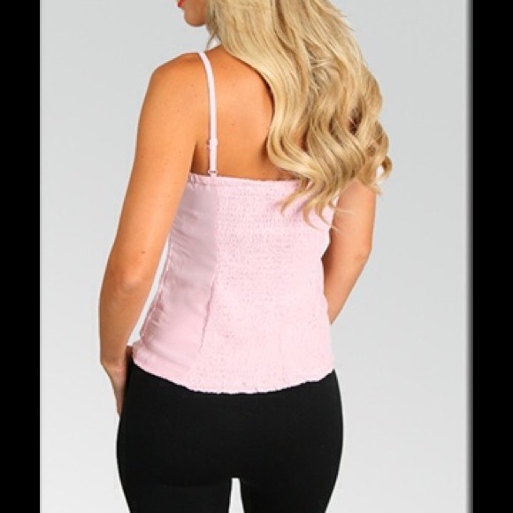 Pink Lace Tank - Picture 3 of 3