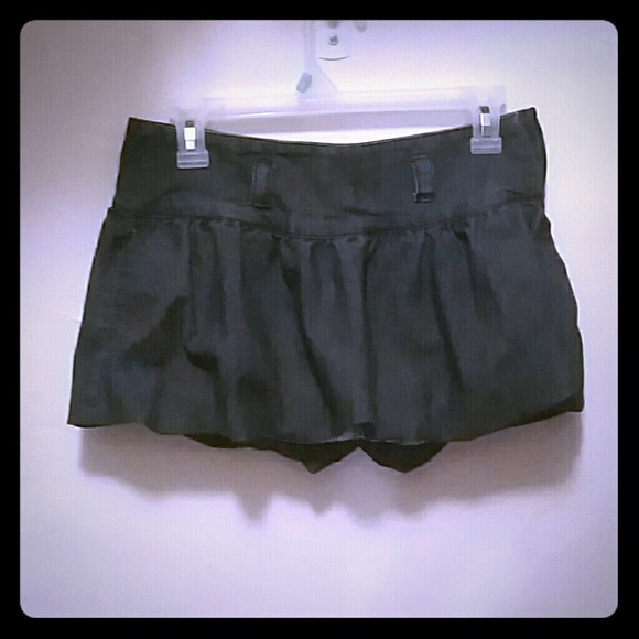 Denim mini skirt