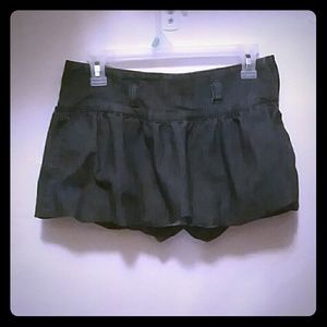 Denim mini skirt