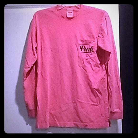 Long Sleeve Campus Tee from PINK