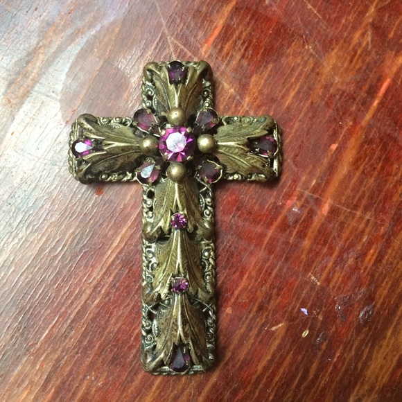 Cross that fits on a chain necklace
