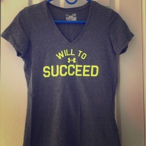 Will To Succeed Under Armour Top💞