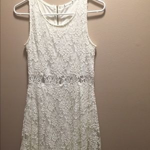 Brand unknown. Lace overlay dress