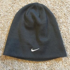 Grey Nike beanie