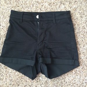 High waisted shorts