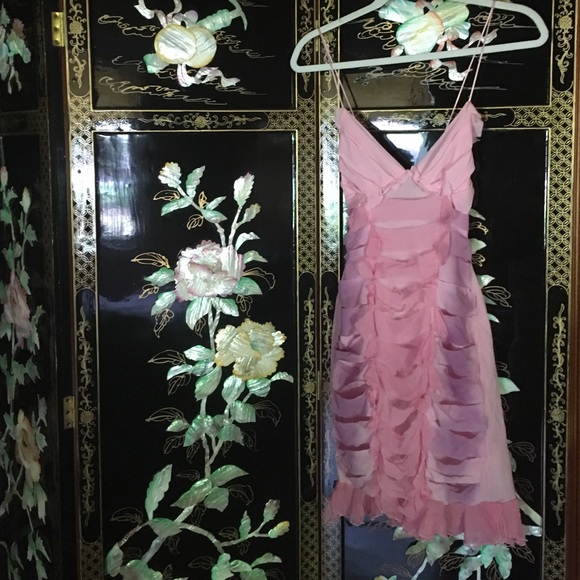 💯% Silk Claudio Milano Pink Dress! 🌸🌺🌹1hr.SALE