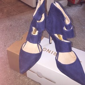 Navy blue heels