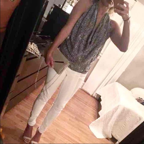 Arden B Backless Halter Top - Picture 2 of 4