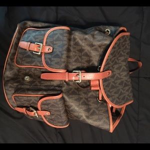 Michael Kors signature Authentic Large backpack
