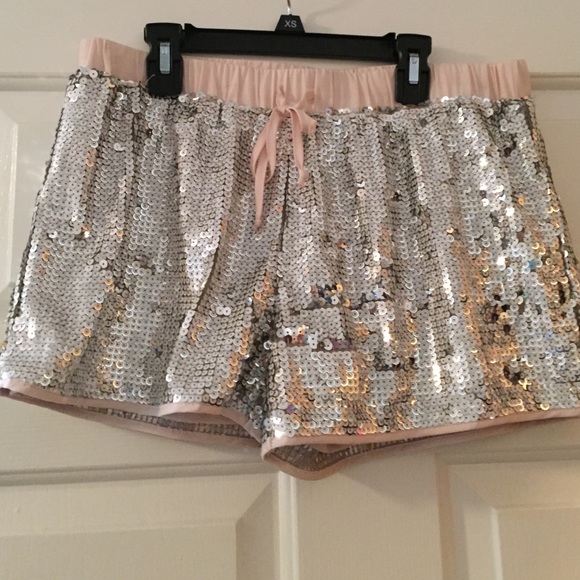 Sequin shorts