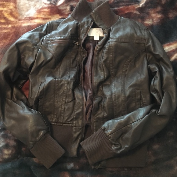 Leather jacket