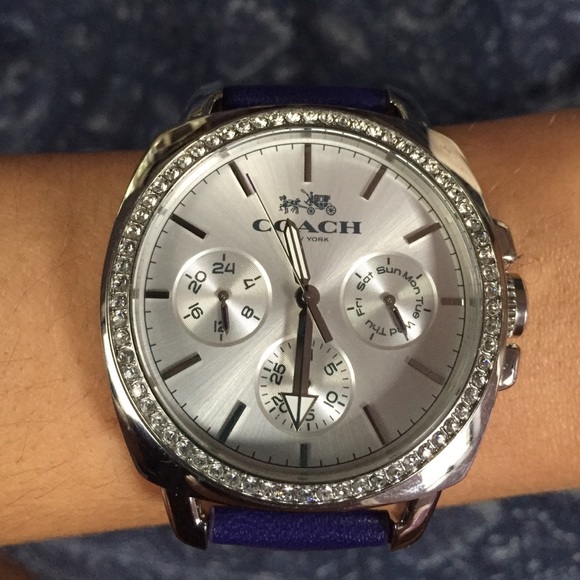 Purple coach watch