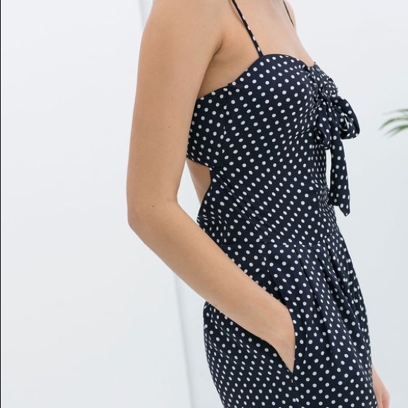 Zara Jumpsuit with Cut Out Back