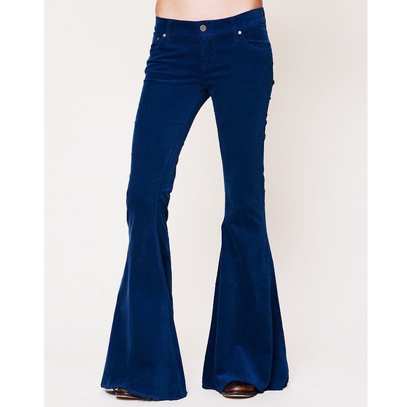 Free People corduroy super flares