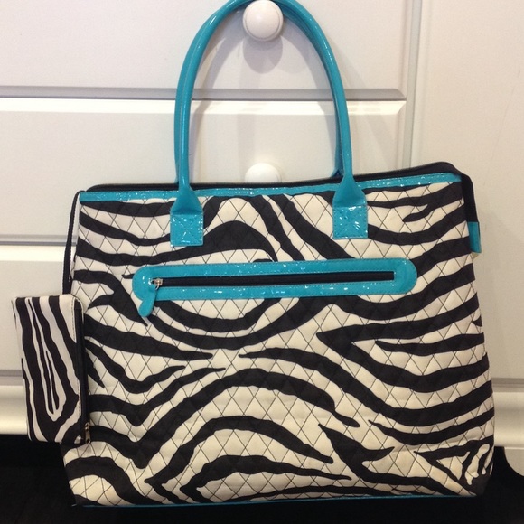Zebra print tote bag - Picture 1 of 4