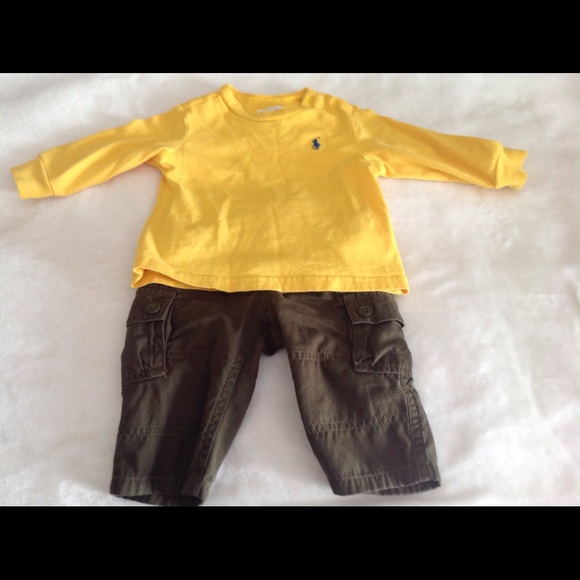 Ralph Lauren Polo Infant Boys Pant Set - 6m