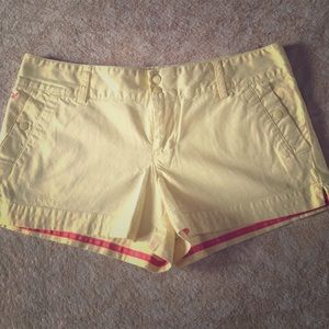 AE yellow shorts