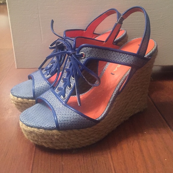 Via spiga espadrilles wedges