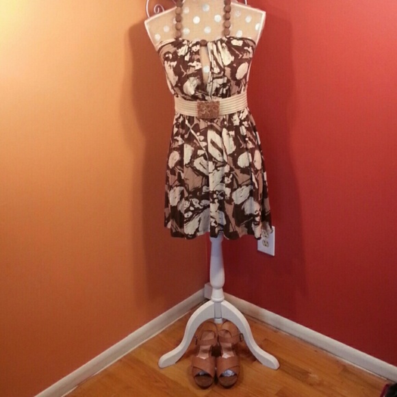 Urban Outfitters Beaded Halter Dress EUC