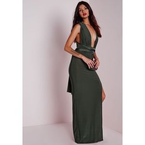 Do It Any Way Multiway Slinky Maxi Dress