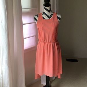 Peach High Low Dress size XS
