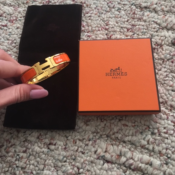 Hermes bracelet Gold Clic H - Picture 1 of 3