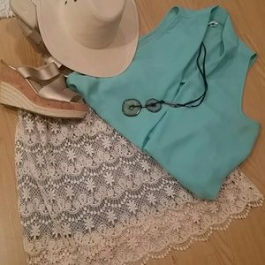 Beautiful lace elegantly designed skirt!