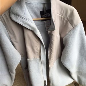 Light blue north face